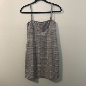 Grey dress with spaghetti straps
